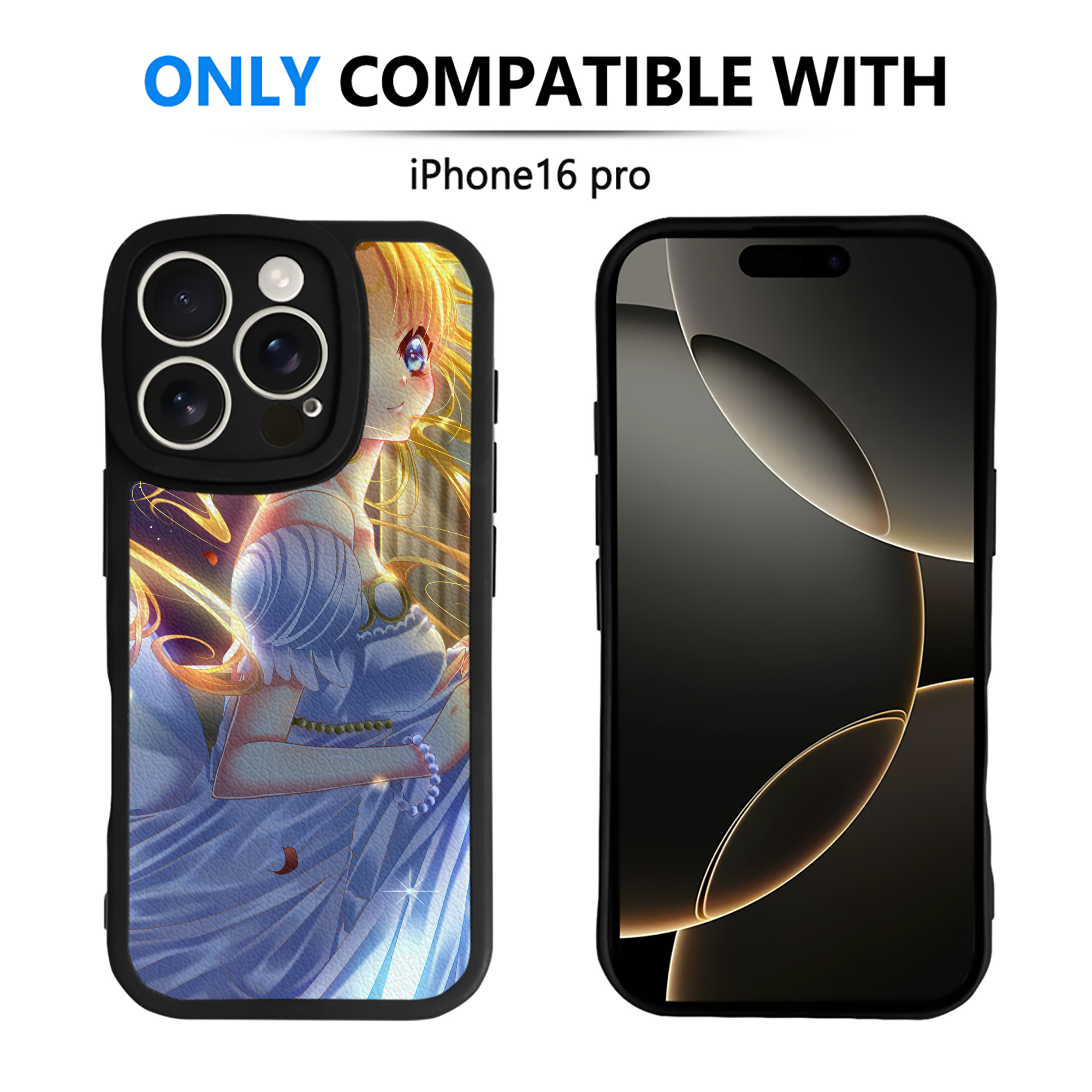 （画像用） 美少女戦士セーラームーン Sailor Moon 【iPhone 16シリーズ対応】シリコンスマホケース（レザー調） 材質：シリコン
